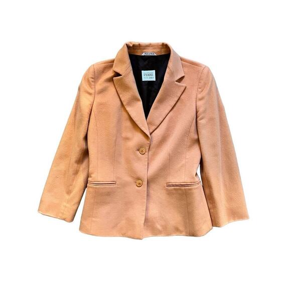 Vintage Gianfranco Ferre Wool/silk Orange Blazer Jacket Sz 42 - Picture 1 of 11